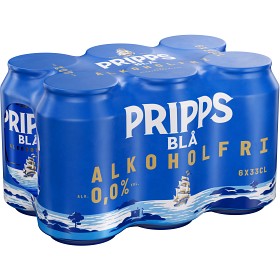Bild på Pripps Blå Alkoholfri 0,0% 6x33cl