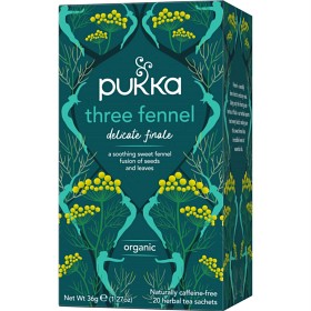 Bild på Pukka Three Fennel 20 tepåsar 