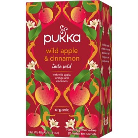 Bild på Pukka Wild Apple & Cinnamon 20 tepåsar