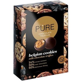 Bild på Pure Chocolate Tryffel Mjölkchoklad Cookiefyllning 148g