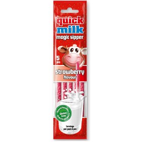 Bild på Quick Milk Magic Sipper Jordgubb 5-pack
