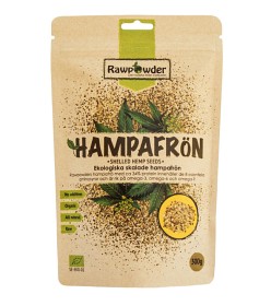 Bild på Rawpowder Skalade Hampafrön 300 g