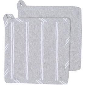 Bild på Recycled Wille Grytlapp Agda Ljusgrå 2-pack