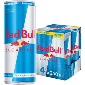 Bild på Red Bull Sockerfri 4x25cl inkl pant