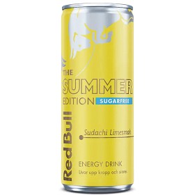 Bild på Red Bull Summer Edition Sudachi Lime Sockerfri 25cl