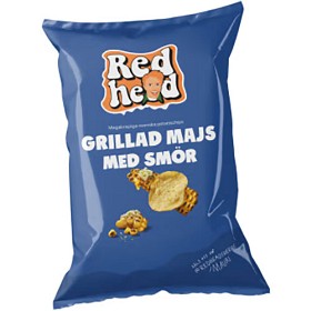 Bild på Redhead Chips Grillad Majs med Smör Limited Edition 150g