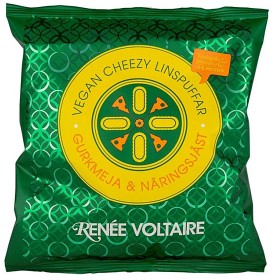Bild på Renée Voltaire Vegan Cheezy Linspuffar Gurkmeja & Näringsjäst 60g