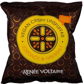 Bild på Renée Voltaire Vegan Crispy Linspuffar Jordnöt & Havssalt 60g