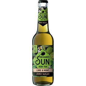 Bild på Richard's Sun Iced Tea Lime & Mynta Sockerfri 33cl