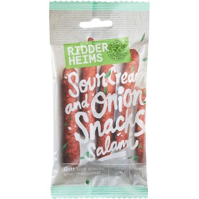Bild på Ridderheims Salami Snacks Sourcream & Onion 70g