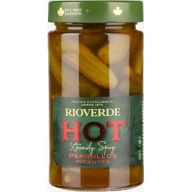 Bild på Rioverde Pepinillos Picantes Saltgurka Stark 345g