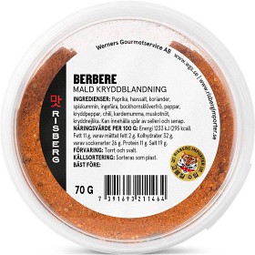 Bild på Risberg Berbere Kryddblandning 70g