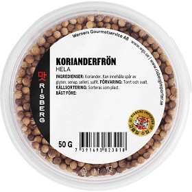 Bild på Risberg Korianderfrön Hela 50g