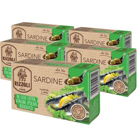 Bild på Rizzoli Sardiner i Extra Jungfru Olivolja 10x120g