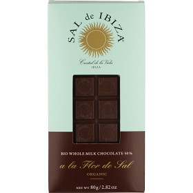 Bild på Sal de Ibiza Milk Chocolate with Fleur De Sel 80g