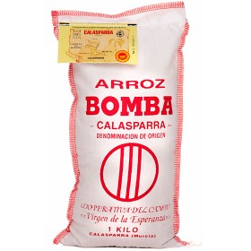 Bild på Arroz Bomba De Calasparra Paella-ris 1kg