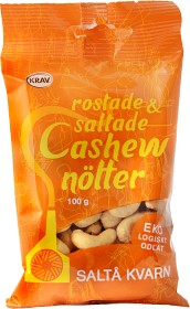 Bild på Saltå Kvarn Cashewnötter Rostade & Saltade 100 g