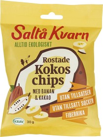 Bild på Saltå Kvarn Kokoschips Banan & Kakao 30 g