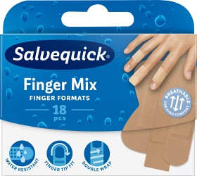 Bild på Salvequick Finger Mix 18 st