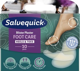 Bild på Salvequick Foot Care Heels & Toes 10 st