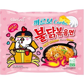 Bild på Samyang Buldak Carbonara Hot Chicken Ramen Noodles 130g