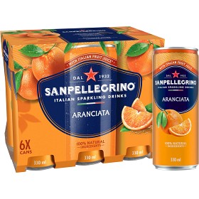 Bild på San Pellegrino Aranciata 6x33cl