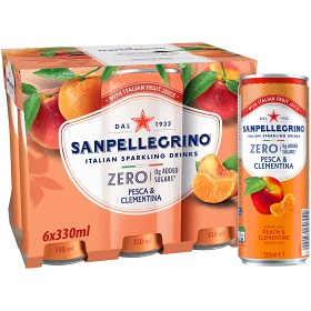 Bild på San Pellegrino Pesca Clementina Zero Läsk Burk 6x33cl