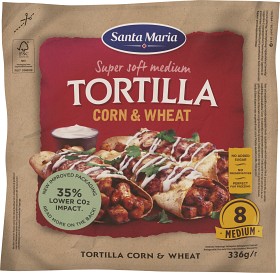 Bild på Santa Maria Corn & Wheat Tortilla Medium 336g