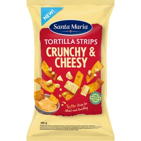 Bild på Santa Maria Crunchy Cheesy Tortilla Strips 185g