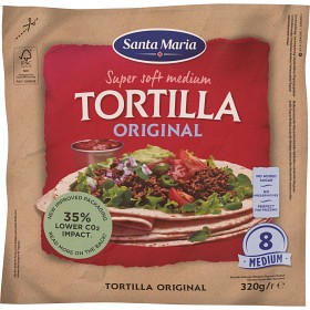 Bild på Santa Maria Original Soft Tortilla Medium 8-pack