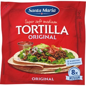 Bild på Santa Maria Original Soft Tortilla Medium 8-pack