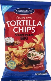 Bild på Santa Maria Tortilla Chips Sourcream & BBQ 185 g