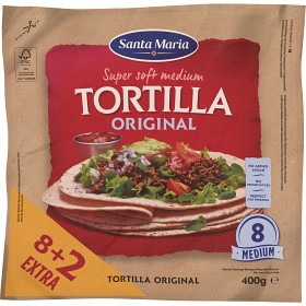 Bild på Santa Maria Tortilla Original Medium 10-pack