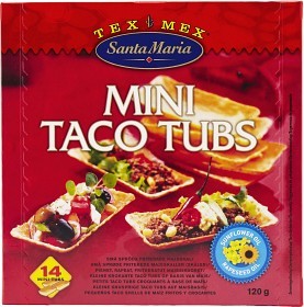 Bild på Santa Maria Mini Taco Tubs 120 g