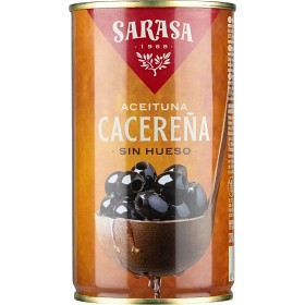 Bild på Sarasa Cacereñaoliver Svarta utan Kärna 320g