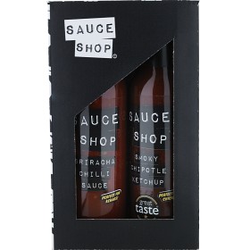 Bild på Sauce Shop Gåvoset Sriracha Sås & Smoky Chipotle Ketchup 2x260g