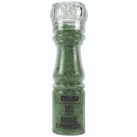 Bild på Savor & Sens Havssalt, Basilika & Parmesan i Kvarn 150g