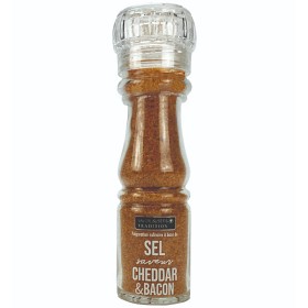 Bild på Savor & Sens Havssalt, Cheddar & Bacon i Kvarn 145g