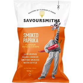 Bild på Savoursmiths Smoked Paprika Chips 150g