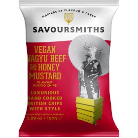 Bild på Savoursmiths Vegan Wagyu & Honey Mustard 150g