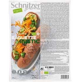 Bild på Schnitzer Glutenfri Ekologisk Rustik Baguette 2x160g