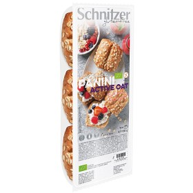 Bild på Schnitzer Glutenfri Panini Active Oat 180 g