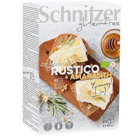 Bild på Schnitzer Glutenfritt Bröd Rustico + Amaranth 500 g