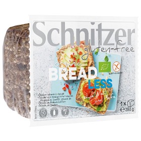 Bild på Schnitzer Glutenfritt Breadless Fröbröd utan mjöl & jäst 350 g