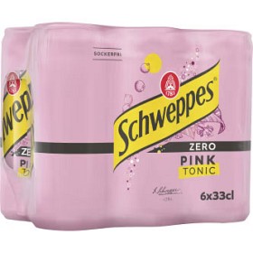 Bild på Schweppes Pink Tonic Zero Drinkmixer 6x33cl