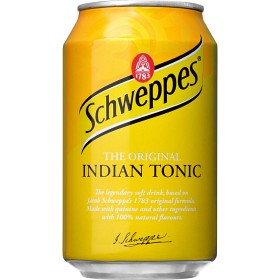 Bild på Schweppes Indian Tonic Water Burk 33cl inkl pant