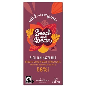 Bild på Seed & Bean Dark Chocolate Hazelnut 85 g
