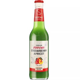 Bild på Seicha Sparkling Matcha med Jordgubb & Aprikos 33cl