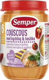 Bild på Semper Couscous med kyckling & basilika 6M 190 g