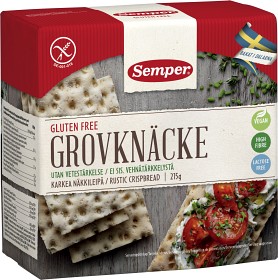 Bild på Semper glutenfritt & laktosfritt Grovknäcke 215 g